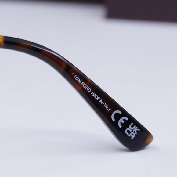 Tom Ford FT5945-B 028 Square Eyeglasses 56mm - Gold/Clear Blue Light Block - Picture 10 of 10